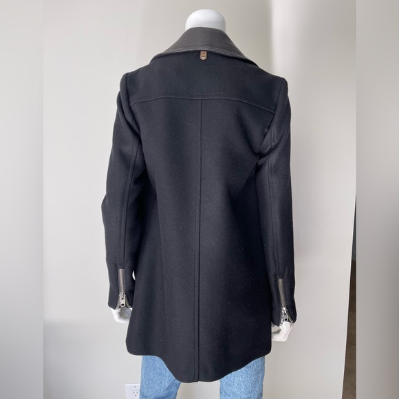 MACKAGE Phyllis Wool Blend Coat in Black - Picture 9 of 13